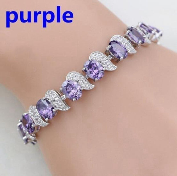 Meniscus Color Jewelry Zircon Bracelet Ladies