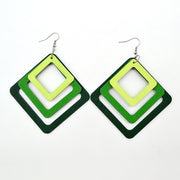 Ladies Color Simple Diamond Ear Jewelry