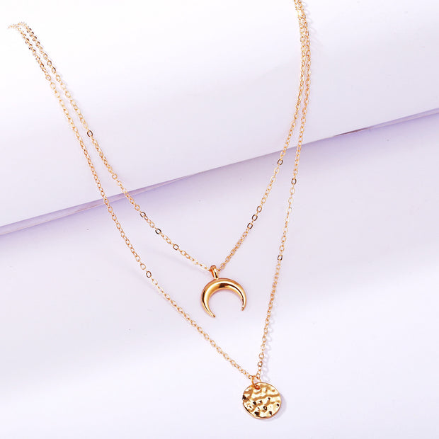 Simple Fashion Temperament Ladies Jewelry Moon