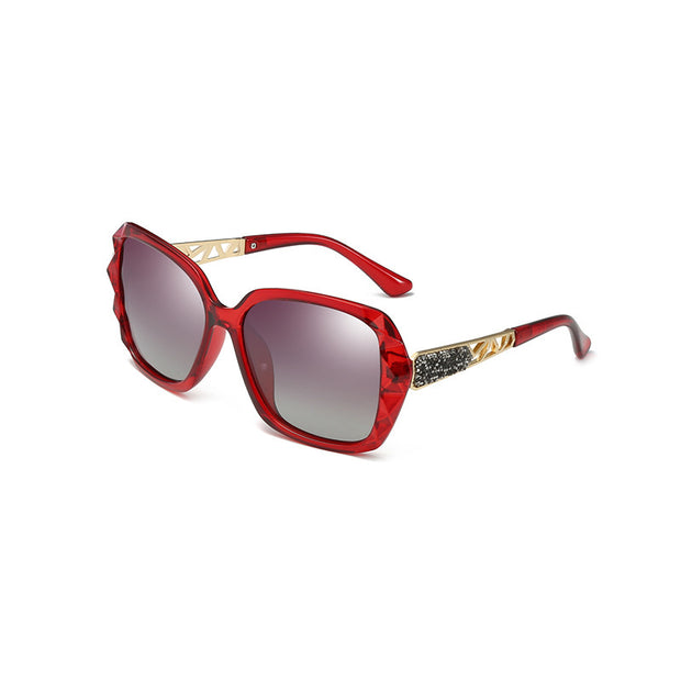 Fashion Diamond-studded Ladies Glasses Driving Polarizer