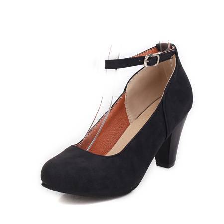 Ladies High Heels With Stiletto French Buckle