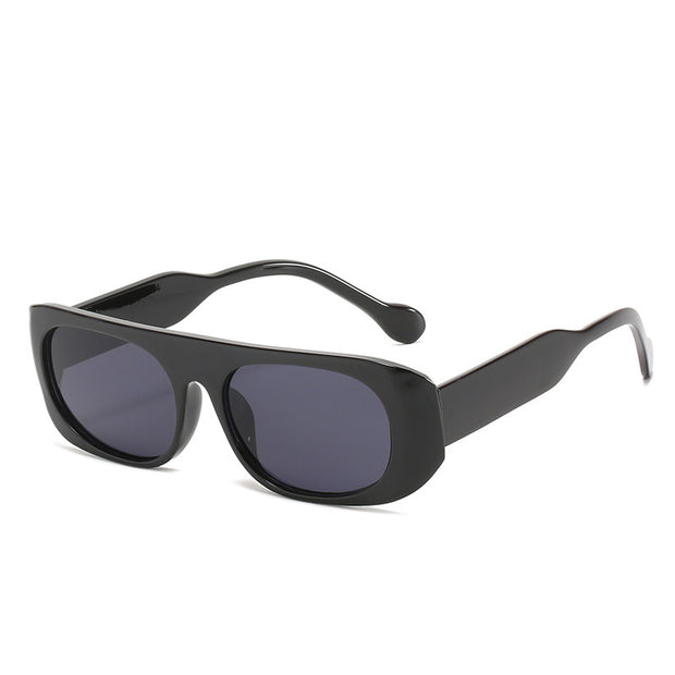 Retro Transparent Glasses Ladies Sunglasses