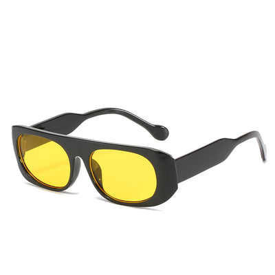 Retro Transparent Glasses Ladies Sunglasses