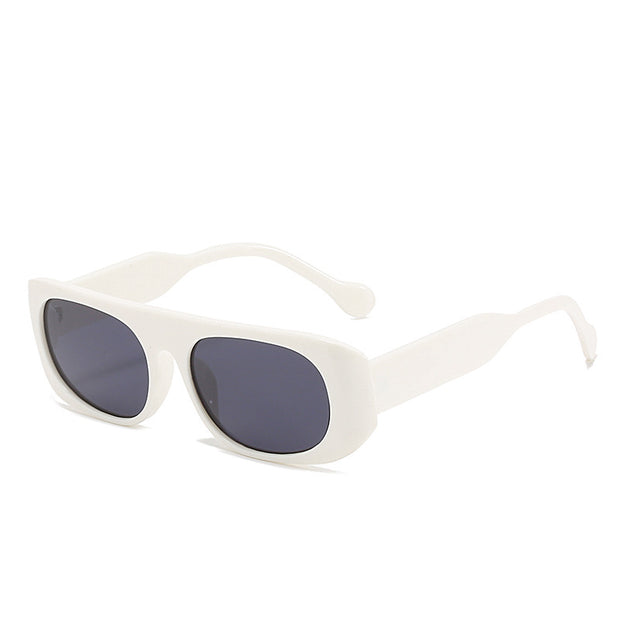 Retro Transparent Glasses Ladies Sunglasses