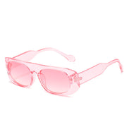 Retro Transparent Glasses Ladies Sunglasses