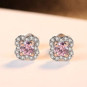 Simple Fashion Ladies Earrings Silver Jewelry