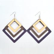 Ladies Color Simple Diamond Ear Jewelry