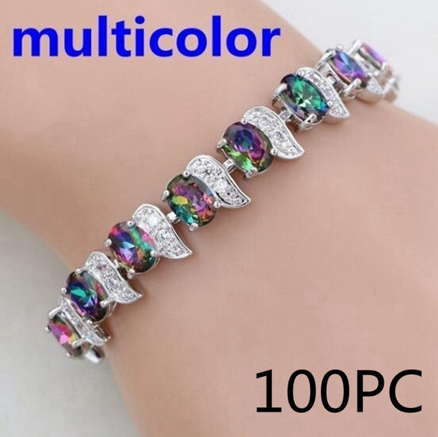 Meniscus Color Jewelry Zircon Bracelet Ladies