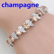 Meniscus Color Jewelry Zircon Bracelet Ladies