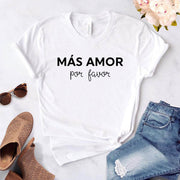 Ladies T-shirt Casual Funny T-shirt Ladies Short-sleeved Tops Couple Fashionable Harajuku