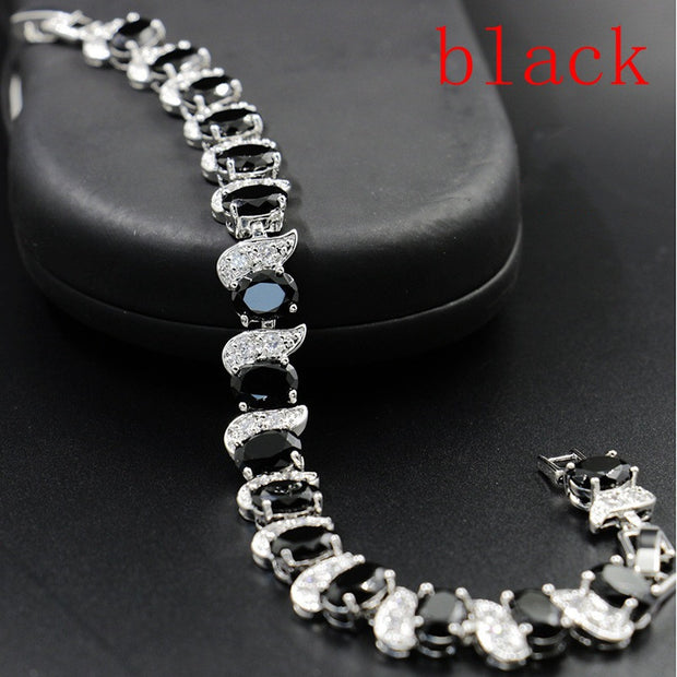 Meniscus Color Jewelry Zircon Bracelet Ladies