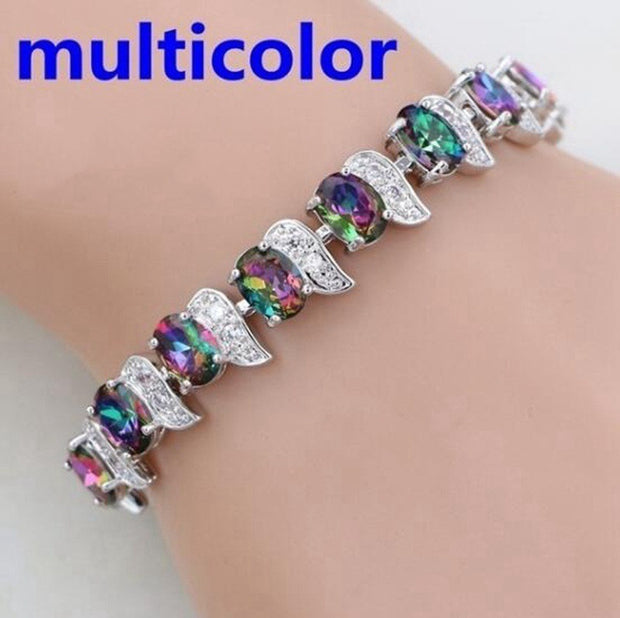Meniscus Color Jewelry Zircon Bracelet Ladies