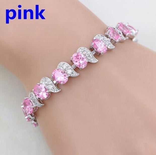 Meniscus Color Jewelry Zircon Bracelet Ladies