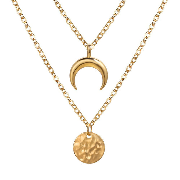 Simple Fashion Temperament Ladies Jewelry Moon