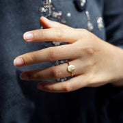 Fashion Jewelry Metal Flower Ladies Ring