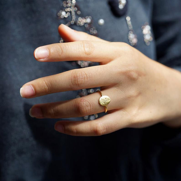 Fashion Jewelry Metal Flower Ladies Ring